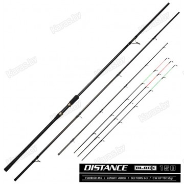 Удилище фидерное Feeder Concept Distance Black 150, углеволокно, 4.5 м, тест: 80-150 гр